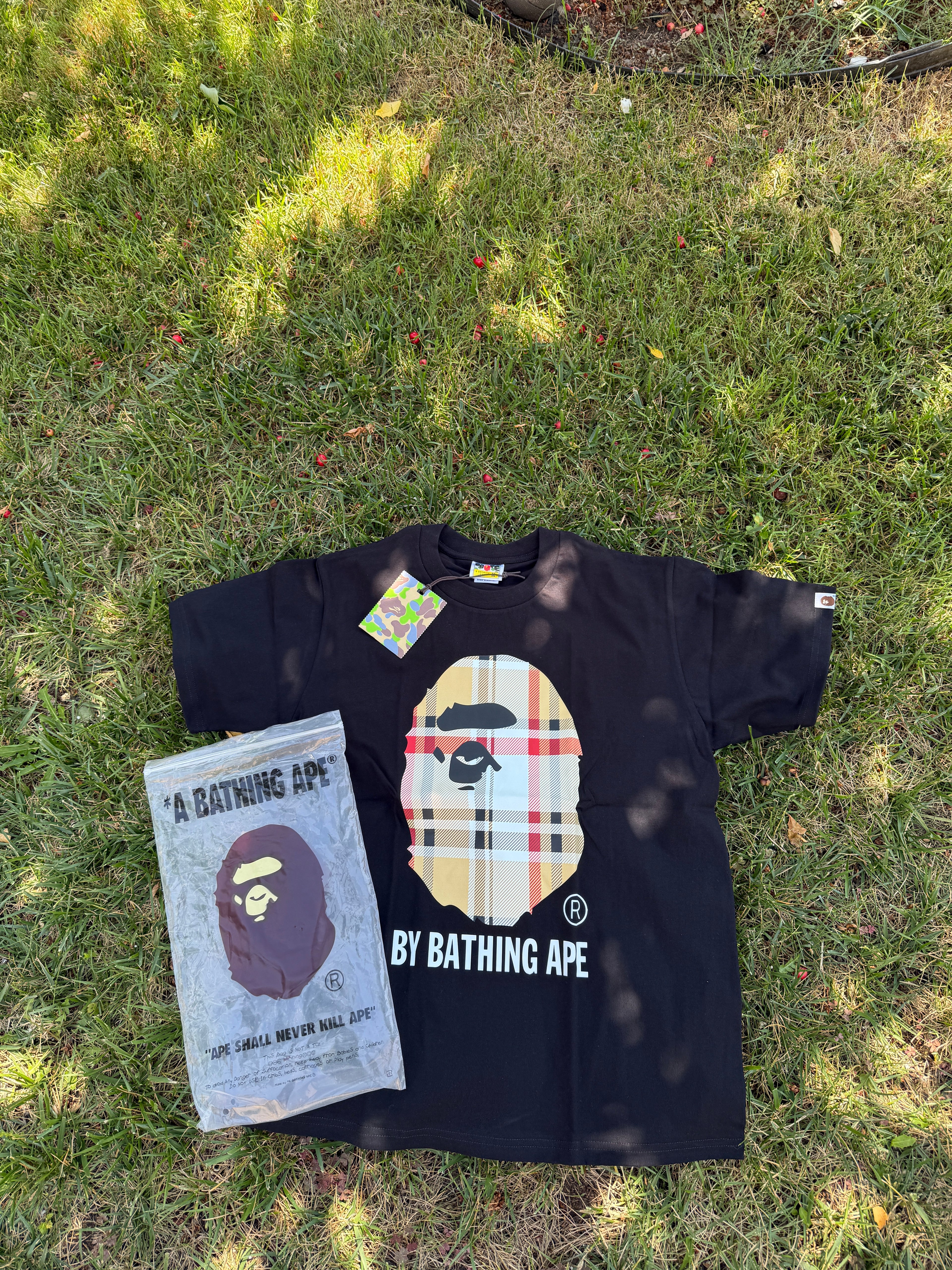 Bape x Burberry tee