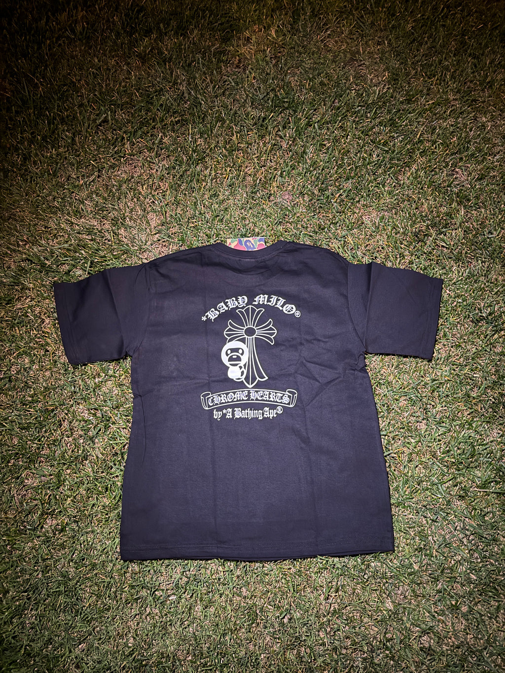 bape x chromeheart black