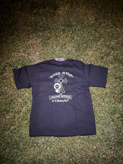 bape x chromeheart black
